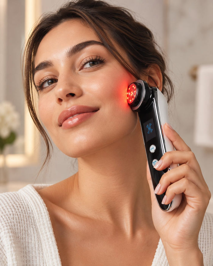 Radio frequency and red LED